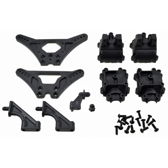 X10EB Shock Tower Gearbox + Parts